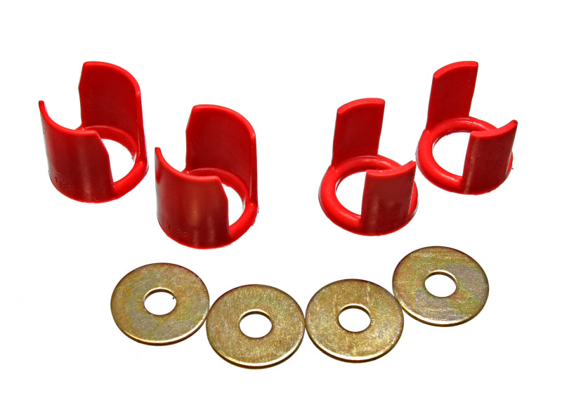 Energy Suspension 89-94 Nissan 240SX (S13) Red Rear Subframe Insert Set - a supplement to the subfra -  Shop now at Performance Car Parts