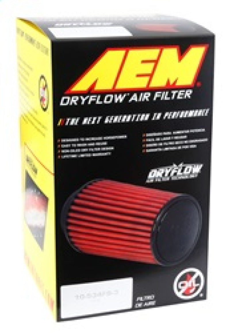 AEM 2.75 inch Dryflow Air Filter with 9 inch Element - Performance Car Parts