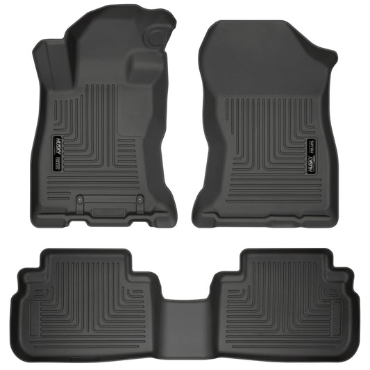 Husky Liners 2019 Subaru Forester Weatherbeater Black Front & 2nd Seat Floor Liners -  Shop now at Performance Car Parts