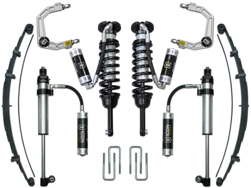 ICON 05-15 Toyota Tacoma 0-3.5in/16-17 Toyota Tacoma 0-2.75in Stage 8 Suspension System w/Billet Uca -  Shop now at Performance Car Parts