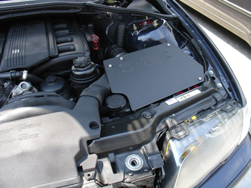 Injen 01-06 BMW 330i E46 3.0L (M54) L-6 Wrinkle Black Short Ram Intake w/ Enc Heat Shield & Adapter -  Shop now at Performance Car Parts