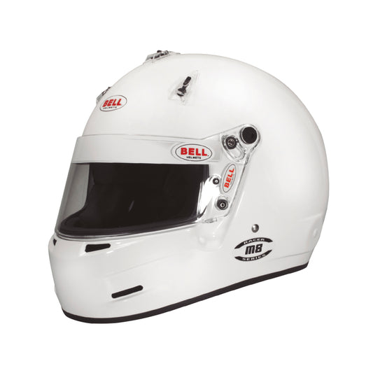 Bell M8 SA2020 V15 Brus Helmet - Size 61+ (White) - Performance Car Parts