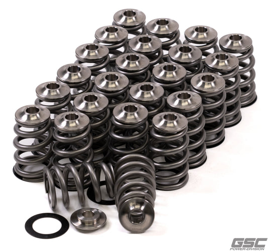 GSC P-D Nissan VQ35 High Pressure Conical Valve Spring Titanium Retainer and Spring Seat Kit