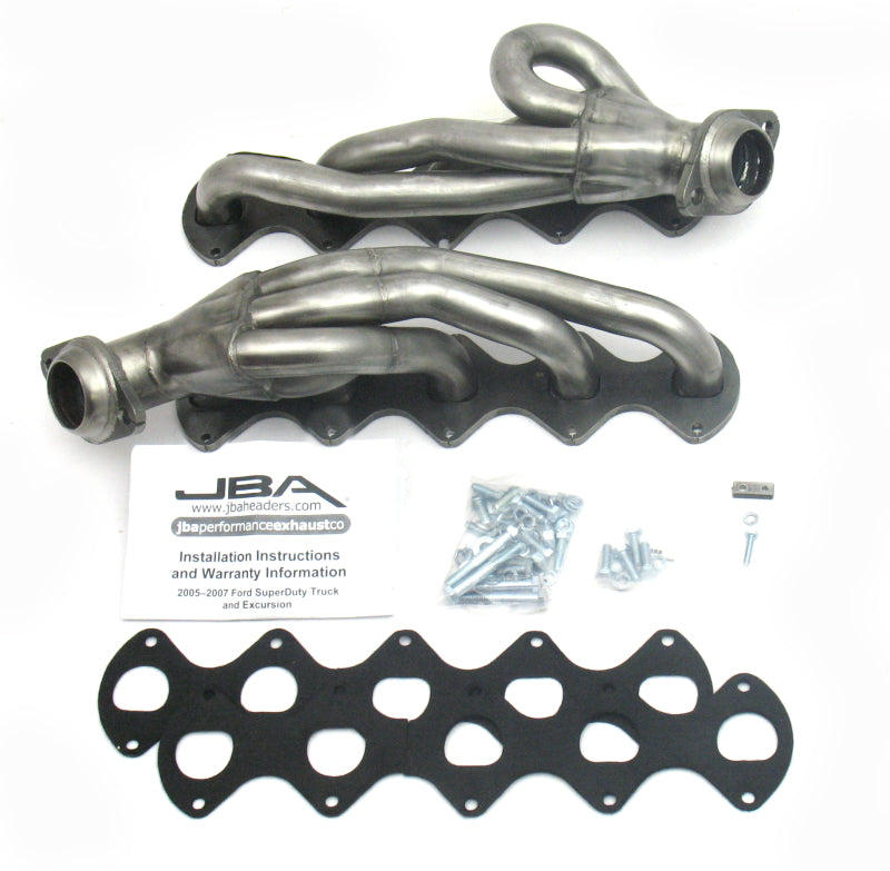 JBA 05-10 Ford F-Series 6.8L 3V V10 1-1/2in Primary Raw 409SS Cat4Ward Header -  Shop now at Performance Car Parts
