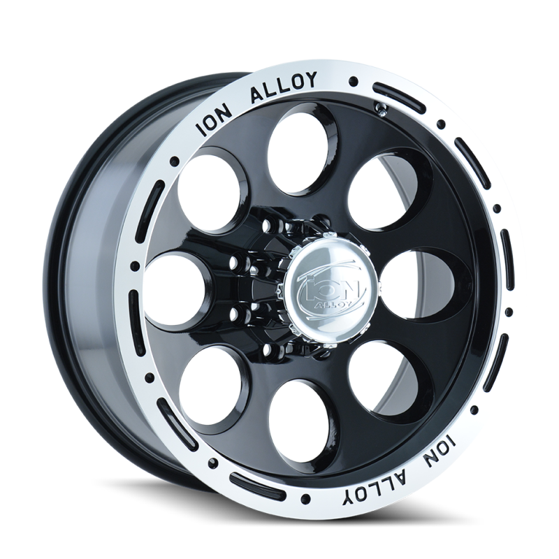 ION Type 174 15x8 / 6x139.7 BP / -27mm Offset / 106mm Hub Black/Machined Wheel -  Shop now at Performance Car Parts