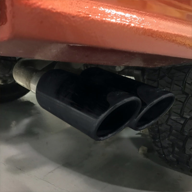 Ford Racing 2019 Ranger 2.3L Ecoboost Side Exit Cat-Back Exhaust System w/ Dual Black Chrome Tips -  Shop now at Performance Car Parts