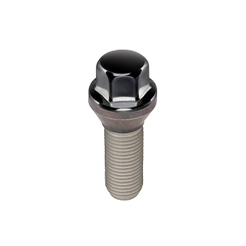 McGard Hex Lug Bolt (Cone Seat) M14X1.25 / 17mm Hex / 27.5mm Shank Length (Box of 50) - Black -  Shop now at Performance Car Parts