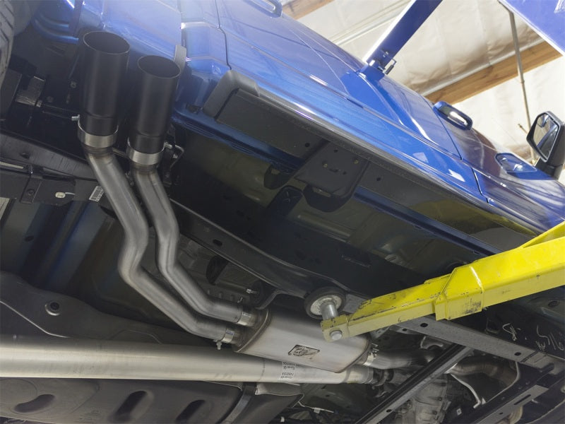aFe Rebel Exhausts 3in SS Cat-Back 15-16 Ford F-150 EcoBoost V6 2.7/3.5L V8 5.0L w/ Black Tips -  Shop now at Performance Car Parts