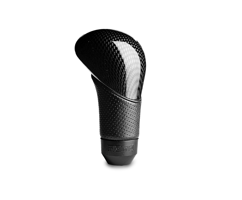 Momo Shadow Shift Knob - Black Airleather, Carbon Effect Insert -  Shop now at Performance Car Parts