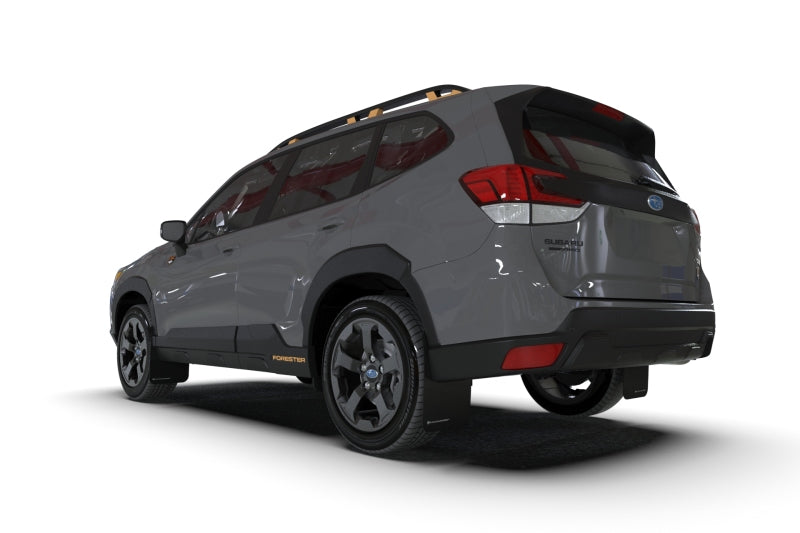 Rally Armor 2022 Subaru Forester (Incl. Wilderness) Black UR Mud Flap w/ White Logo -  Shop now at Performance Car Parts