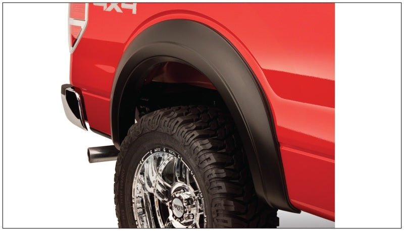 Bushwacker 09-14 Ford F-150 Styleside Extend-A-Fender Style Flares 4pc 67.0/78.8/97.4in Bed - Black -  Shop now at Performance Car Parts