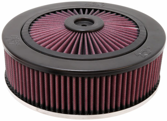 K&N X-Stream Top Filter - Red - Size 9in - 5.125in Neck Flange / 2.75in Height -  Shop now at Performance Car Parts