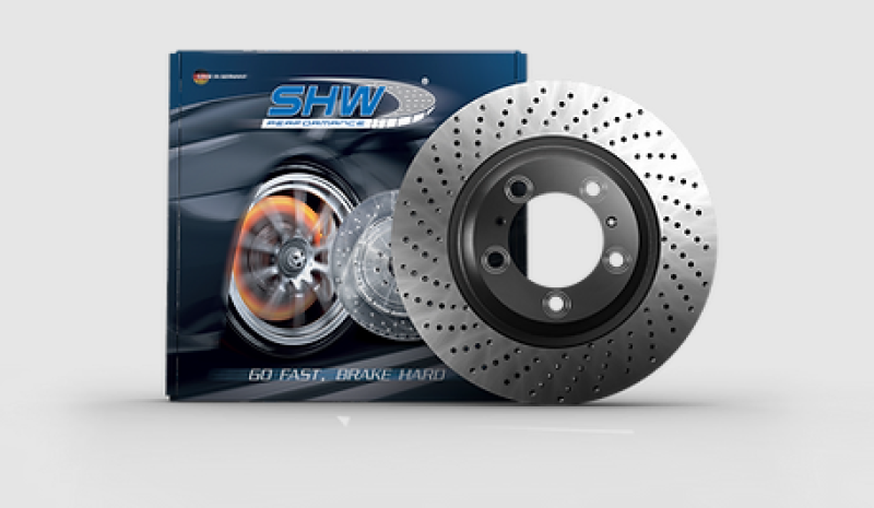 SHW 99-08 Porsche 911 Carrera w/o Ceramic Brakes Right Front Drilled MB Brake Rotor (99635140601) -  Shop now at Performance Car Parts