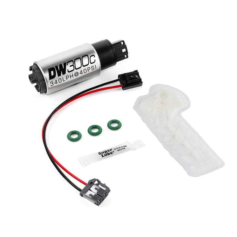 DeatschWerks 340lph DW300C Compact Fuel Pump w/ 02-06 RSX Set Up Kit (w/o Mounting Clips) -  Shop now at Performance Car Parts