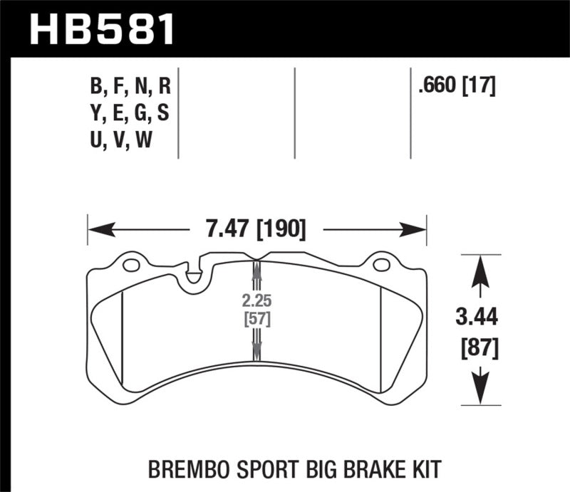 Hawk Brembo Rear BBK DTC-60 Brake Pads -  Shop now at Performance Car Parts