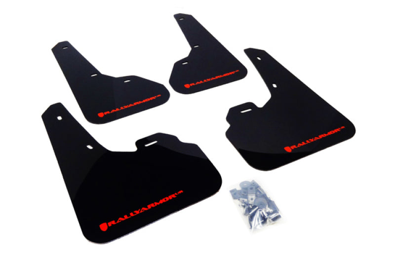 Rally Armor 10-13 Mazda3/Speed3 Black UR Mud Flap w/ Red Logo -  Shop now at Performance Car Parts