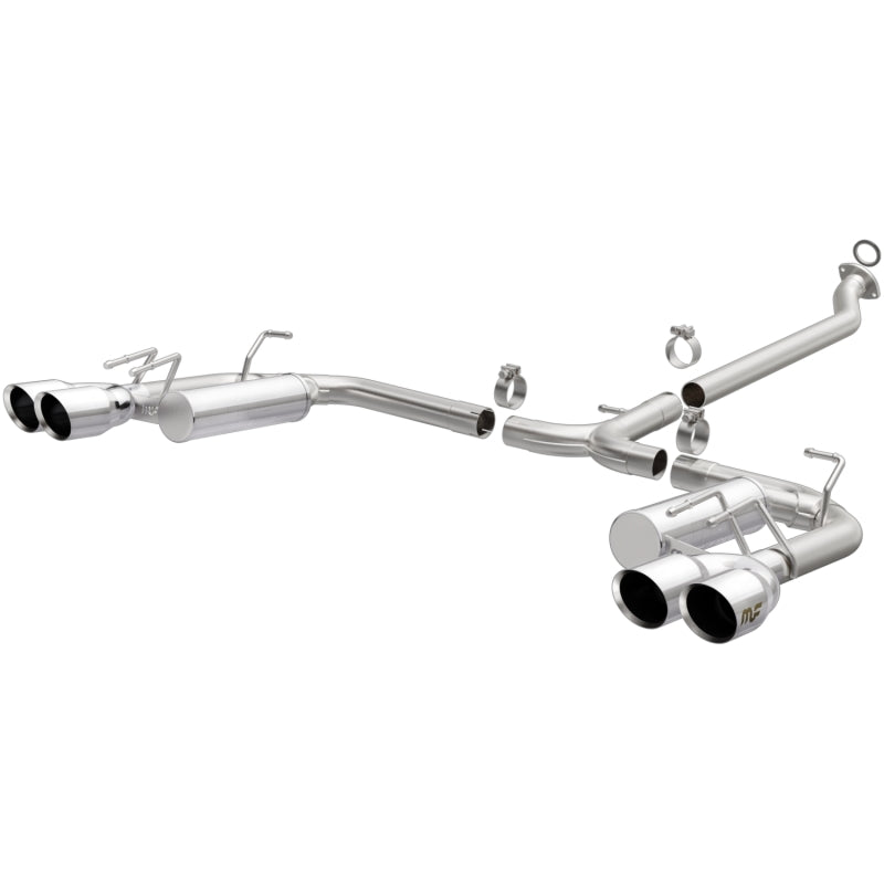 MagnaFlow 18-19 Toyota Camry XSE 2.5L (FWD) Street Series Cat-Back Exhaust w/4in Polished Quad Tips -  Shop now at Performance Car Parts