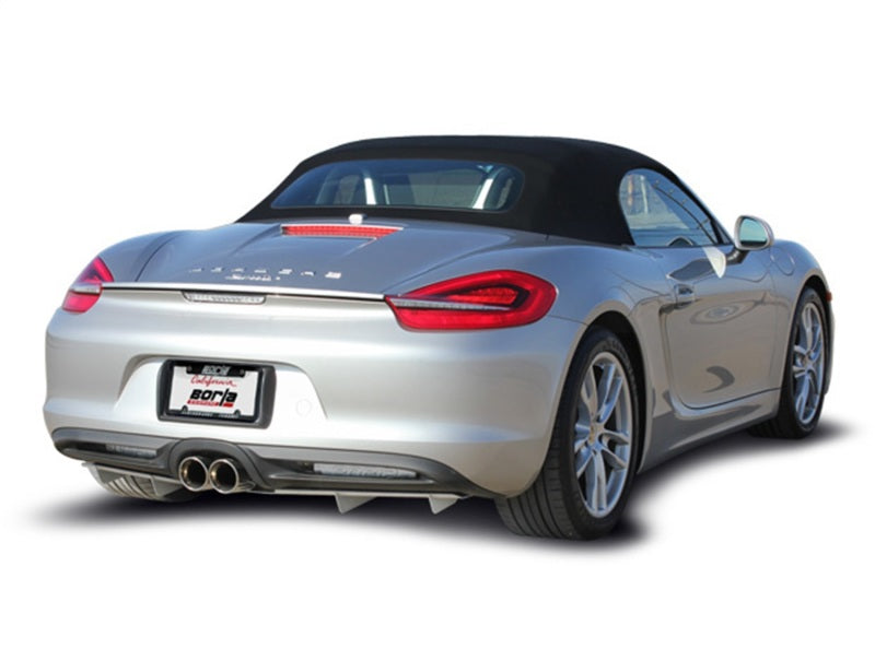 Borla 14-15 Porsche Cayman/Boxster (981) RWD 2Dr Dual Center Rear Exit Catback 4in Tip Exhaust Sys -  Shop now at Performance Car Parts