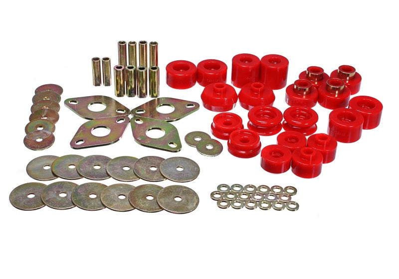 Energy Suspension 00-02 Toyota 4-Runner 2WD/4WD Red Body Mount Bushing Set -  Shop now at Performance Car Parts