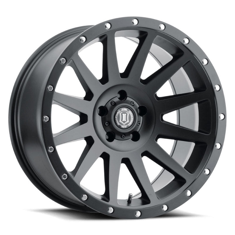 ICON Compression 20x10 5x5 -12mm Offset 5in BS 71.5mm Bore Satin Black Wheel -  Shop now at Performance Car Parts
