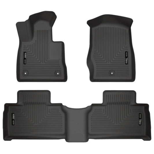 Husky Liners 2020 Ford Explorer Weatherbeater Black Front & 2nd Seat Floor Liners -  Shop now at Performance Car Parts