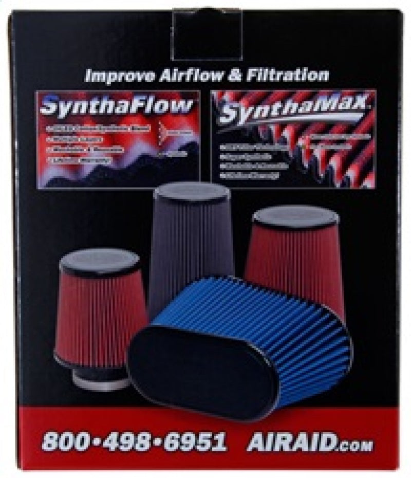 Airaid Universal Air Filter - Cone 6 x 7 1/4 x 5 x 9 - Blue SynthaMax -  Shop now at Performance Car Parts