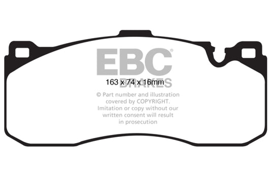 EBC 08-10 BMW 135 3.0 Twin Turbo Yellowstuff Front Brake Pads -  Shop now at Performance Car Parts