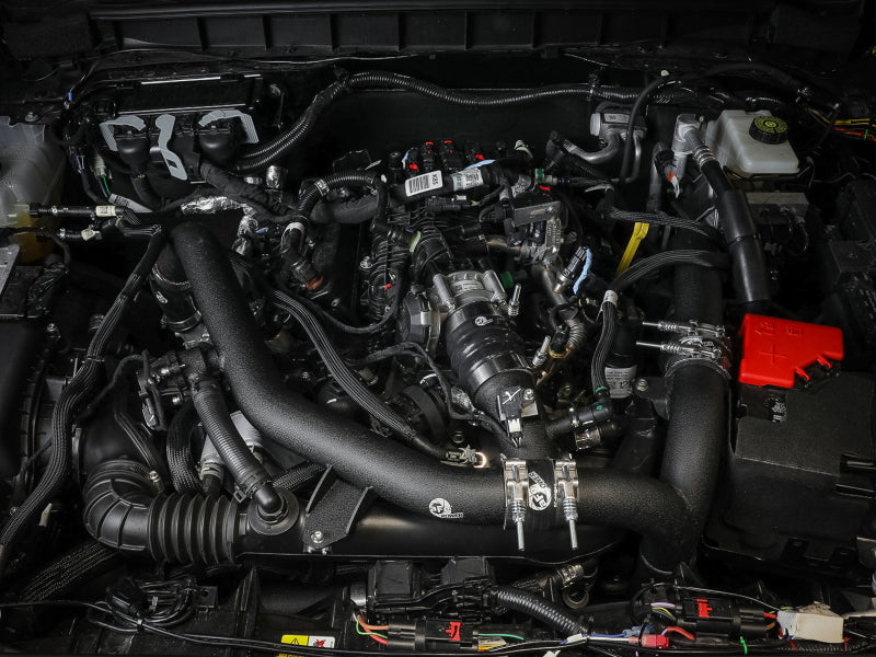 aFe 21-22 Ford Bronco V6-2.7Ltt BladeRunner Alum Hot Charge Pipe - Black -  Shop now at Performance Car Parts