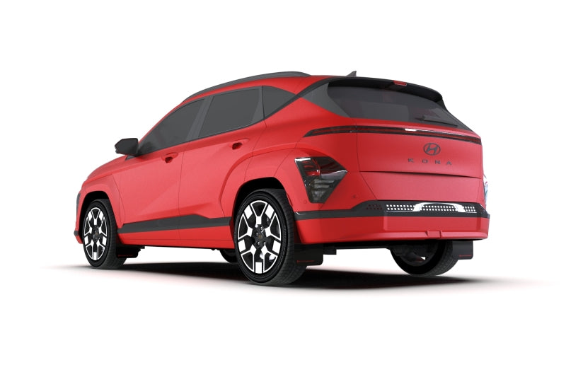 Rally Armor 2024 Hyundai Kona EV Black UR Mud Flap w/ Grey Logo -  Shop now at Performance Car Parts