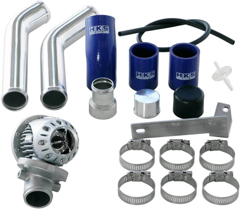 HKS 08+ Evo 10 SSQV4 BOV Kit Includes 2 Polished Aluminum Pipes -  Shop now at Performance Car Parts