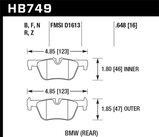 Hawk 12-16 BMW 328i/328i xDrive / 14-16 BMW 428i/428i xDrive DTC-70 Race Rear Brake Pads -  Shop now at Performance Car Parts