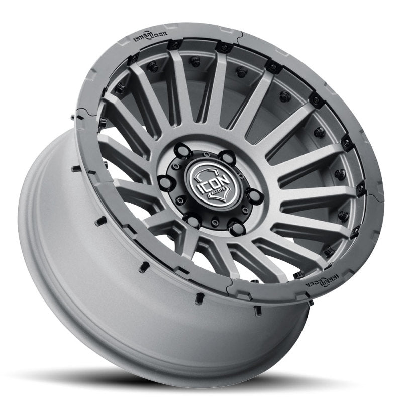 ICON Recon Pro 17x8.5 5x5 -6mm Offset 4.5in BS 71.5mm Bore Charcoal Wheel -  Shop now at Performance Car Parts