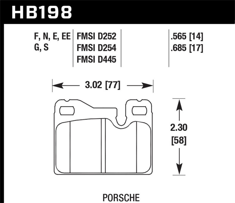 Hawk 77-88 Porsche 924 / 78-85 & 92-95 928 / 83-91 944 Blue 9012 Race Rear Brake Pads -  Shop now at Performance Car Parts