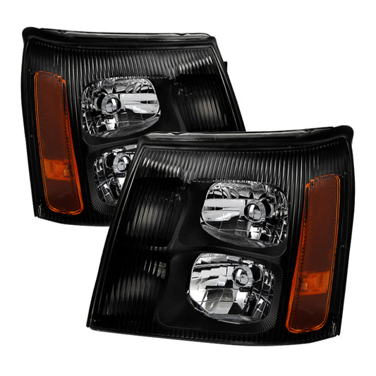 Xtune Cadillac Escalade Hid Model Only 2003-2006 OEM Style Headlights Black HD-JH-CAES03-HID-BK