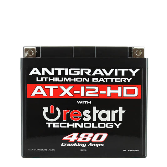 Antigravity YTX12 High Power Lithium Battery w/Re-Start - Performance Car Parts