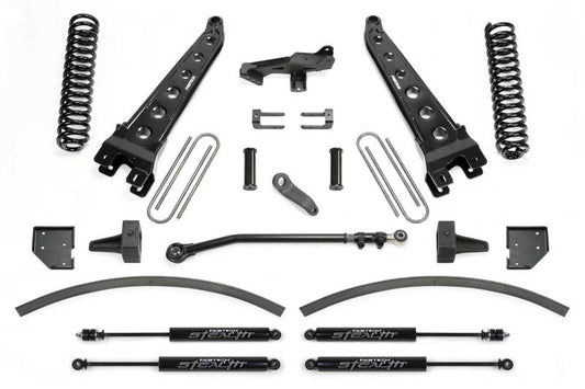 Fabtech 17-21 Ford F250/ F350 4WD Diesel 8in Rad Arm Sys w/Coils & Stealth Shks