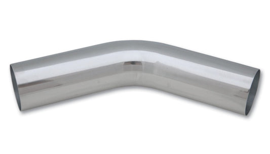 Vibrant 2.75in O.D. Universal Aluminum Tubing (45 degree bend) - Polished -  Shop now at Performance Car Parts