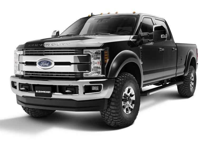 Bushwacker 17-18 Ford F-250 Super Duty Extend-A-Fender Style Flares 4pc - Black -  Shop now at Performance Car Parts