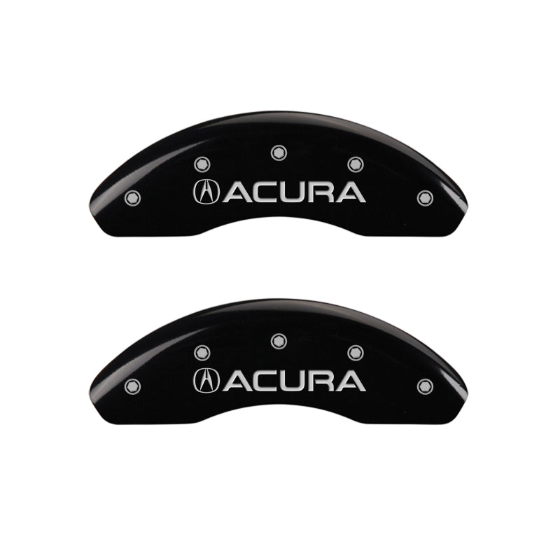 MGP 4 Caliper Covers Engraved Front Acura Engraved Rear NSX Black finish silver ch -  Shop now at Performance Car Parts