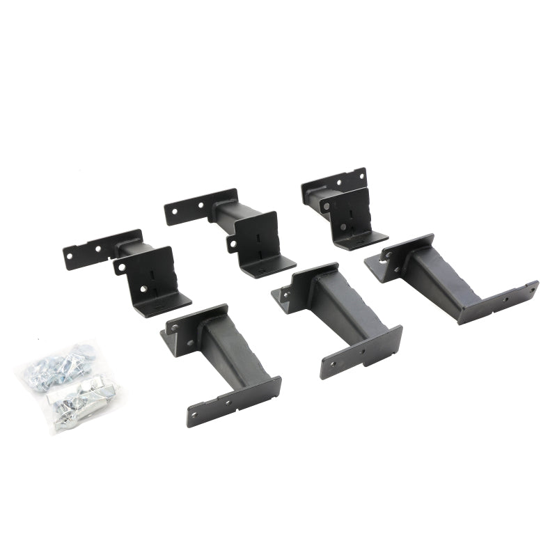 Go Rhino 21-24 Ford Bronco 4dr (Excl. Sport) Brackets for Dominator Xtreme Frame Slider - Tex. Blk -  Shop now at Performance Car Parts