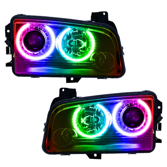 Oracle 08-10 Dodge Charger SMD HL (HID) - ColorSHIFT w/o Controller -  Shop now at Performance Car Parts