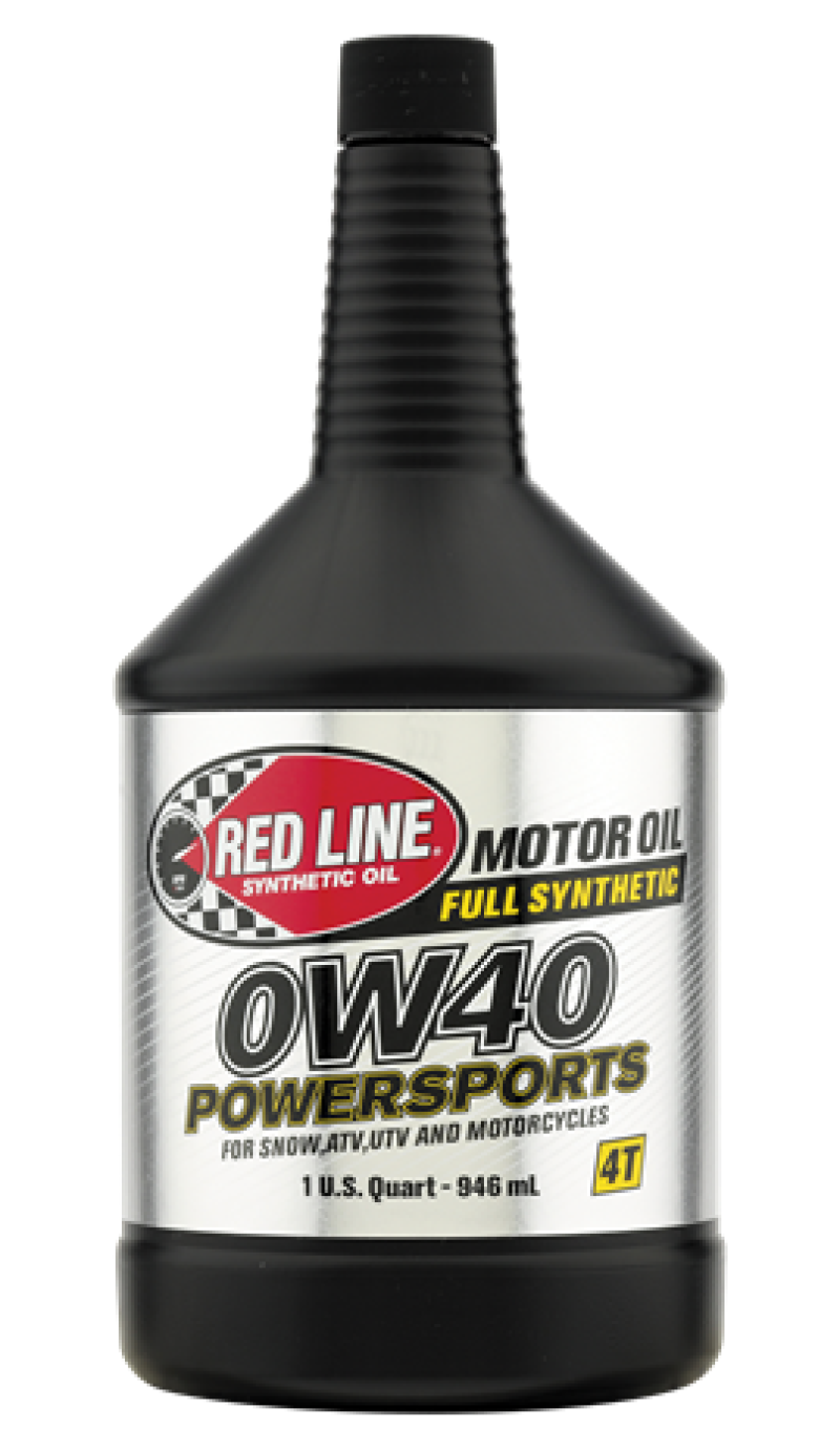 Red Line 0W40 Motor Oil Quart (For Four-Stroke Dirt Bikes/ATVs/Powersports Applications) -  Shop now at Performance Car Parts