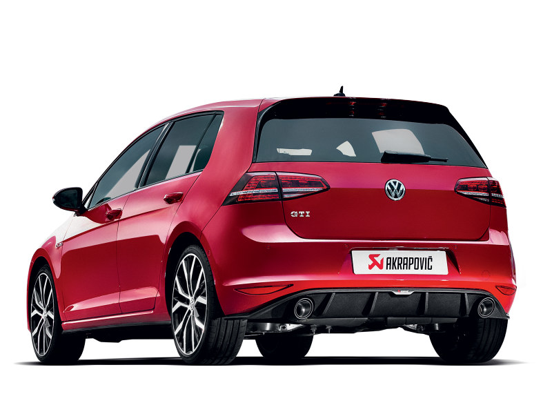 Akrapovic 13-17 Volkswagen Golf GTI (VII) Evolution Race Line w/ Cat (Titanium) w/ Carbon Tips - Performance Car Parts