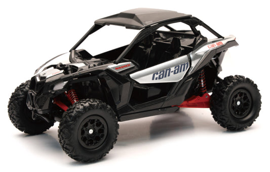 New Ray Toys Can-AM Maverick X3 (Hyper Silver/Red)/ Scale - 1:18