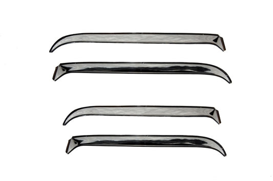 AVS 73-91 Chevy CK Ventshade Front & Rear Window Deflectors 4pc - Stainless - Performance Car Parts
