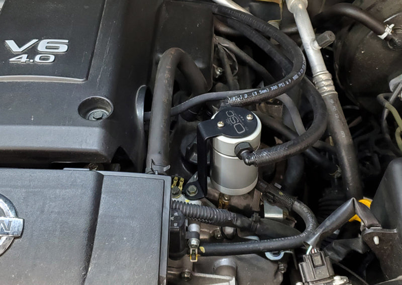 J&L 2005-2019 Nissan Frontier 4L Oil Separator 3.0 - Clear Anodized -  Shop now at Performance Car Parts
