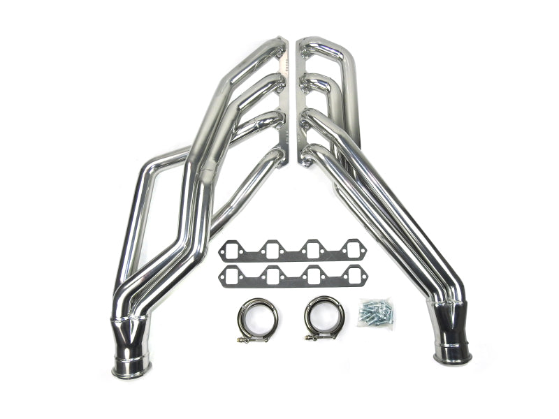 JBA 65-73 Ford Mustang 351W SBF 1-3/4in Primary Silver Ctd Long Tube Header -  Shop now at Performance Car Parts