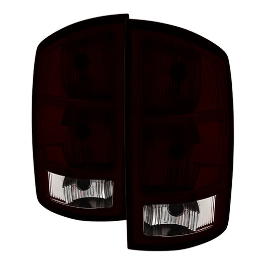 Xtune Dodge Ram 1500 02-06 / Ram 2500 3500 03-06 OEM Style Tail Lights Red Smoked ALT-JH-DR02-OE-RSM