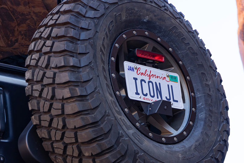 ICON 2018+ Jeep Wrangler JL License Relocation Kit -  Shop now at Performance Car Parts