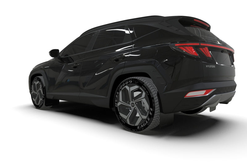 Rally Armor 2022 Hyundai Tucson Black UR Mud Flap w/ Red Logo -  Shop now at Performance Car Parts